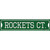 Rockets Ct Novelty Narrow Sticker Decal