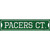 Pacers Ct Novelty Narrow Sticker Decal