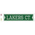 Lakers Ct Novelty Narrow Sticker Decal