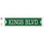 Kings Blvd Novelty Narrow Sticker Decal
