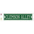 Clemson Alley Novelty Narrow Sticker Decal