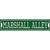 Marshall Alley Novelty Narrow Sticker Decal