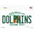 Dolphins Florida State Novelty Sticker Decal
