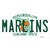 Marlins Florida State Novelty Sticker Decal