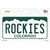 Rockies Colorado State Novelty Sticker Decal