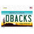 Dbacks Arizona State Novelty Sticker Decal