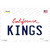 Kings California State Novelty Sticker Decal
