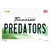 Predators Tennessee State Novelty Sticker Decal