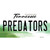 Predators Tennessee State Novelty Sticker Decal