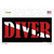 Scuba Diver Novelty Sticker Decal