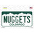 Nuggets Colorado State Novelty Sticker Decal
