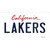 Lakers California State Novelty Sticker Decal