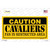 Caution Cavaliers Fan Novelty Sticker Decal
