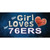 This Girl Loves Her 76ers Novelty Sticker Decal