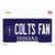 Colts Fan Indiana Novelty Sticker Decal