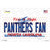 Panthers Fan North Carolina Novelty Sticker Decal