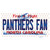 Panthers Fan North Carolina Novelty Sticker Decal