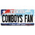 Cowboys Fan Texas Novelty Sticker Decal