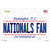 Nationals Fan Washington DC Novelty Sticker Decal