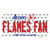 Flames Fan Alberta Novelty Sticker Decal