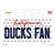 Ducks Fan California Novelty Sticker Decal