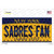 Sabres Fan New York Novelty Sticker Decal