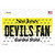 Devils Fan New Jersey Novelty Sticker Decal