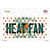 Heat Fan Florida Novelty Sticker Decal