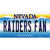 Raiders Fan Nevada Novelty Sticker Decal