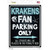 Krakens Fan Novelty Rectangle Sticker Decal