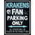 Krakens Fan Novelty Rectangle Sticker Decal