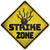 Strike Bowling Zone Novelty Diamond Sticker Decal
