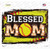 Blessed Softball Mom Novelty Rectangle Sticker Decal