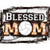 Blessed Volleyball Mom Novelty Rectangle Sticker Decal