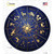Zodiac Signs Novelty Circle Sticker Decal