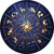 Zodiac Signs Novelty Circle Sticker Decal