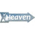 Heaven Novelty Arrow Sticker Decal
