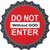 Do Not Enter without God Novelty Bottle Cap Sticker Decal
