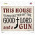 Protected By The Lord And Gun Novelty Rectangle Sticker Decal
