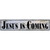 Jesus Is Coming Novelty Narrow Sticker Decal