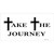 Take The Journey Vanity Novelty Sticker Decal