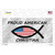 Proud American Christian Novelty Sticker Decal