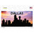 Dallas Silhouette Novelty Sticker Decal
