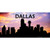 Dallas Silhouette Novelty Sticker Decal