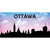 Ottawa Silhouette Novelty Sticker Decal