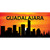 Guadalajara Silhouette Novelty Sticker Decal