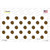 Brown White Polka Dot Novelty Sticker Decal