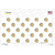 Gold White Polka Dot Novelty Sticker Decal