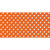 Orange Polka Dot Novelty Sticker Decal