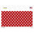 Red Polka Dot Novelty Sticker Decal